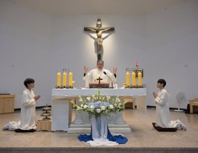 2025년 8월 15일 성모승천 대축일 교중미사 중
일곱분의 세례성사가 있었습니다.

김은숙 안나
박광배 레오
박주현 소피아
백승희 로셀리나
유순녀 스텔라
정길조 베드로
조동숙 헬레나

성령의 은총이 충만 하시길 기원합니다.
